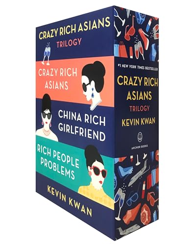 Boxed set of three books with colorful covers and cartoon women illustrations.