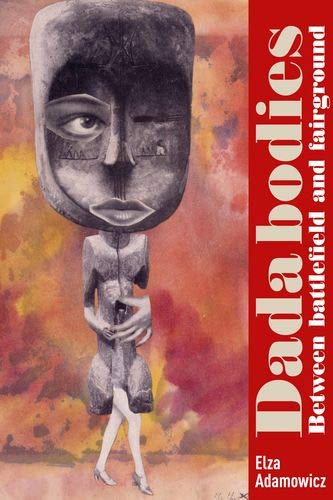 Book cover featuring a surreal, fragmented figure and bold red text.