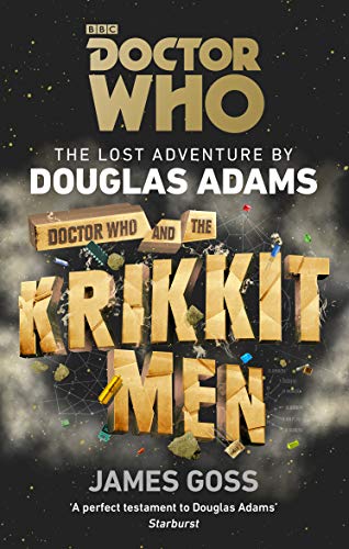 Doctor Who book cover: “The Krikkitmen” title with fragmented letters.