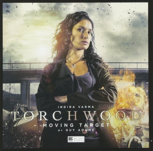 Indira Varma on cover of "Torchwood - Moving Target" audio drama.