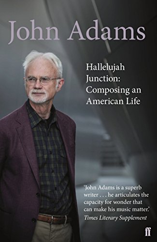 Book cover featuring composer John Adams in a suit and glasses.