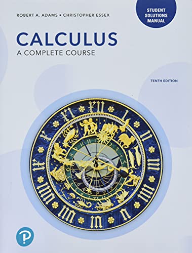 Calculus student solutions manual, tenth edition, with ornate clock image.