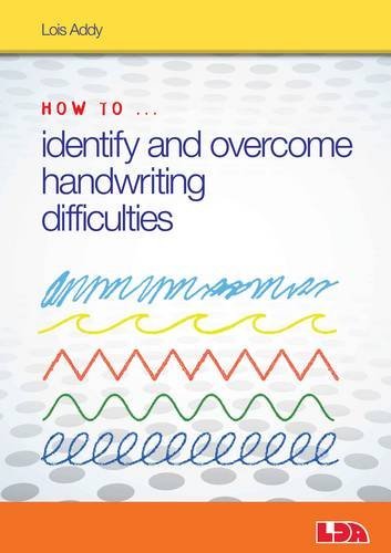 Book cover with colorful, wavy lines and text about handwriting.