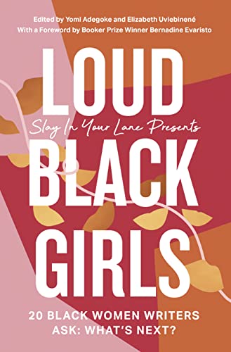 Book cover: "Loud Black Girls" with bold text and floral accents.