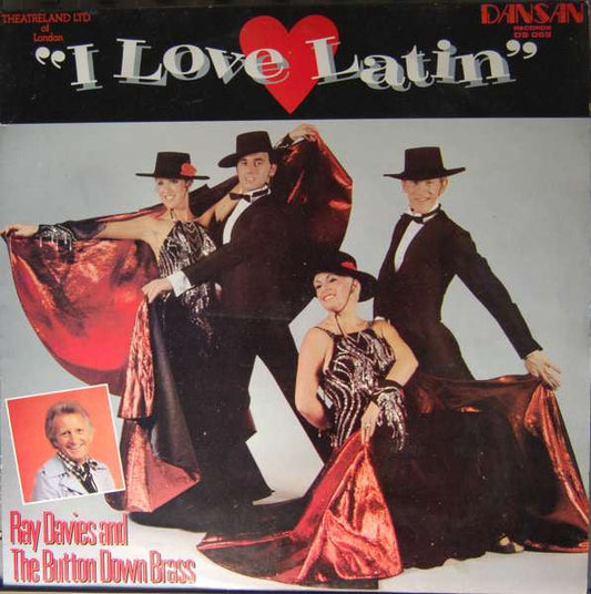 Vinyl record cover featuring four dancers in formal wear and a portrait.