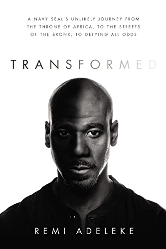 Book cover featuring a black and white portrait of Remi Adeleke.
