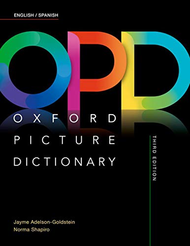 Cover of the Oxford Picture Dictionary, English/Spanish, third edition.
