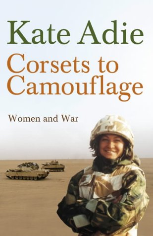 Book cover: woman in camouflage, tanks in desert background.