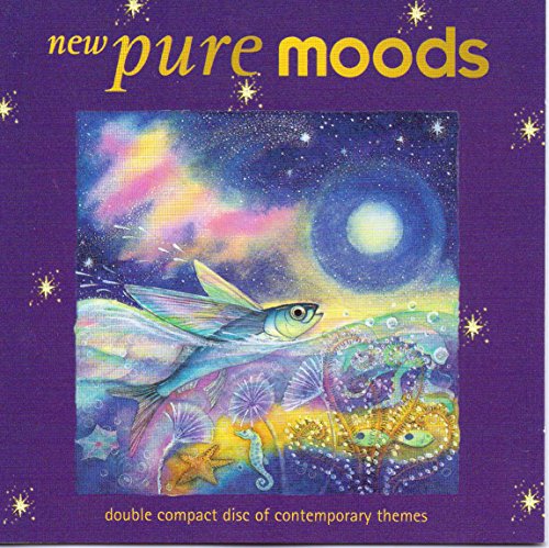 CD cover: purple background, colorful underwater scene, and text “new pure moods.”