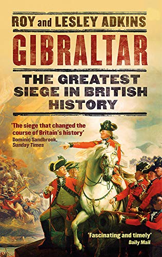 Book cover depicting 18th-century soldiers with "Gibraltar" title text.