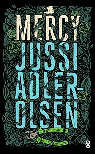 Book cover for "Mercy" by Jussi Adler-Olsen with floral green design.