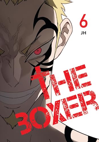 Manga cover of The Boxer Vol. 6 featuring a character with facial tattoos.