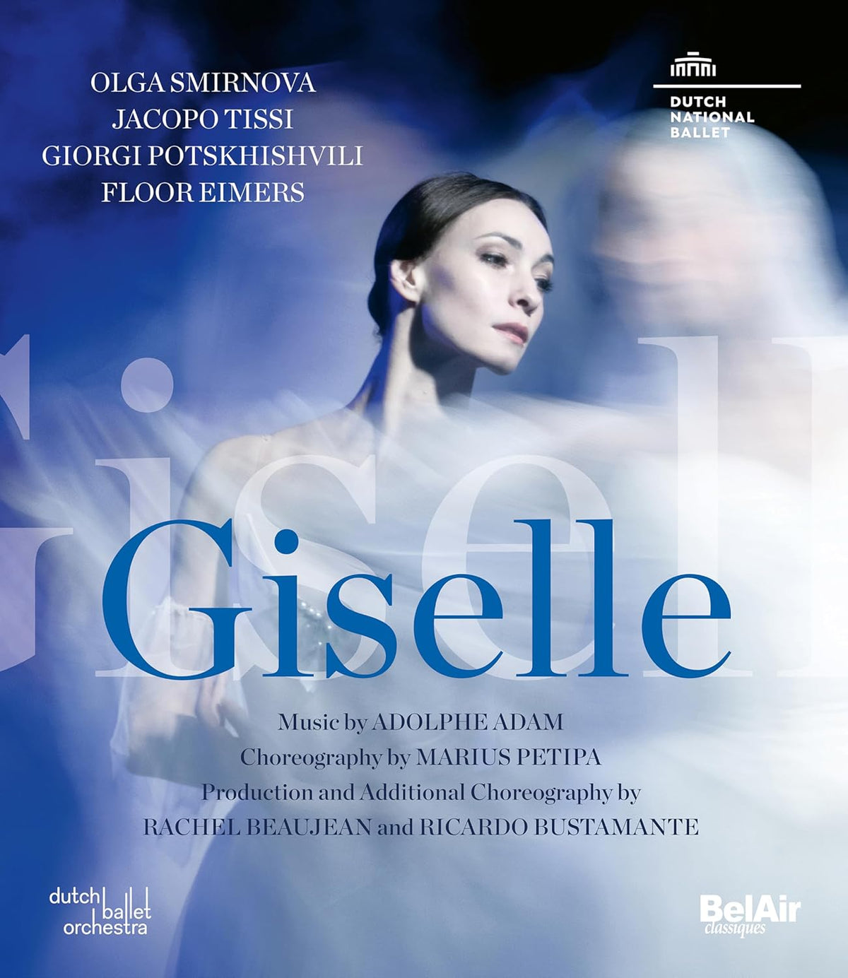 Blu-ray cover for "Giselle" ballet featuring Olga Smirnova in costume.