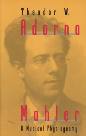 Book cover featuring a portrait of Theodor Adorno with text: "Mahler.