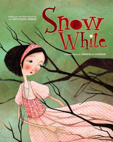 Book cover of "Snow White" featuring a stylized illustration of the character.