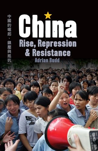 Book cover: "China" with crowd photo, red megaphone in foreground.