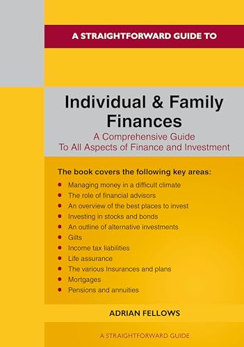Book cover: “A Straightforward Guide to Individual & Family Finances,” 2024.