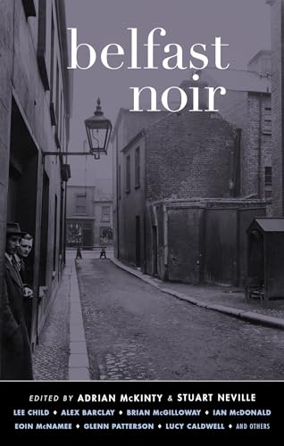 Book cover showing a black and white street scene with two men standing aside.