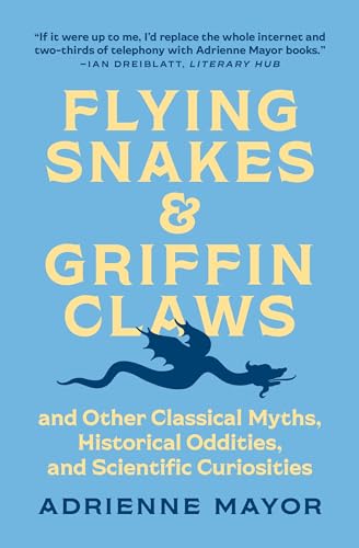 Book cover: blue background with gold text and a dark snake illustration.