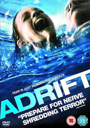 DVD cover art showing a person screaming in blue water with a sailboat nearby.