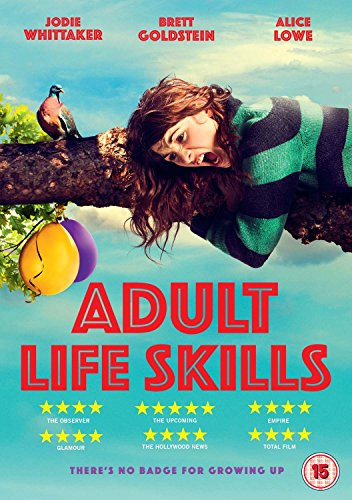 Adult Life Skills" DVD cover featuring a woman upside down in a tree.