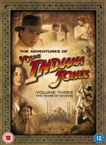 DVD cover art for The Adventures of Young Indiana Jones Volume Three featuring collage imagery.