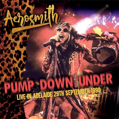 Aerosmith live concert album cover featuring Steven Tyler singing into a microphone.