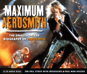 CD cover for “Maximum Aerosmith” featuring Steven Tyler performing onstage.
