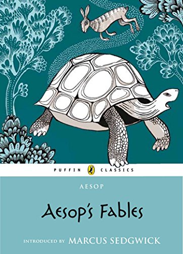 Cover of “Aesop’s Fables” featuring illustrated animals in vibrant colors.