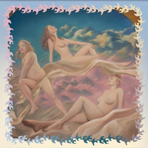 CD cover art: three nude women amidst clouds and swirling fabric.