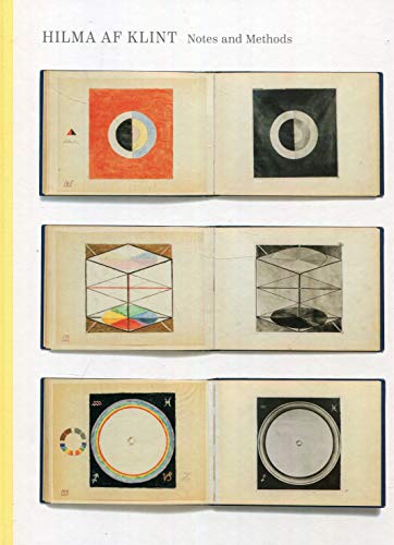 Book cover displaying abstract geometric paintings from Hilma af Klint’s notebooks.