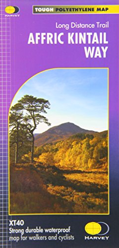 Waterproof map cover for the Affric Kintail Way long distance trail, Scotland.