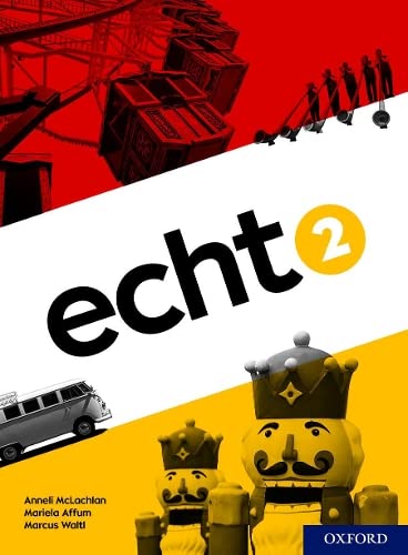 Echt 2" student textbook cover with carnival, nutcrackers, and a van.