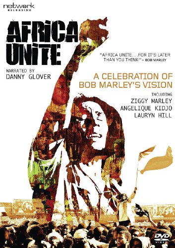 DVD cover for "Africa Unite" featuring Bob Marley and crowd imagery.