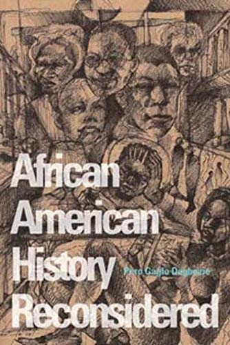Book cover: “African American History Reconsidered” with sketched portraits.