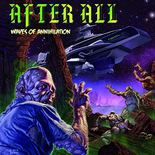 CD cover: sci-fi scene with a spaceship, monster, and reaching figures.
