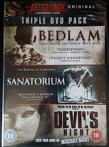 DVD cover for "After Dark Triple Pack" featuring horror movie scenes.
