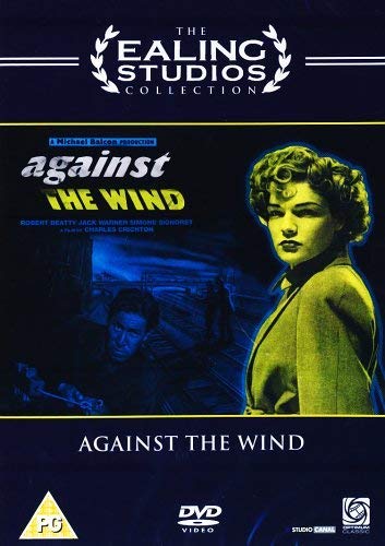 DVD cover for “Against The Wind” featuring a woman and a man.