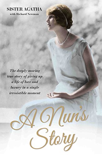 Book cover: woman in white dress, title “A Nun’s Story.”