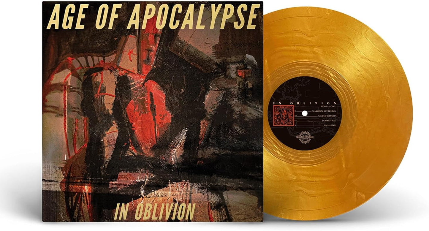 Vinyl record cover featuring dark, abstract artwork with the band name and album title.