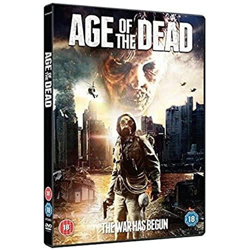 DVD cover for "Age Of The Dead" featuring a zombie and soldier.