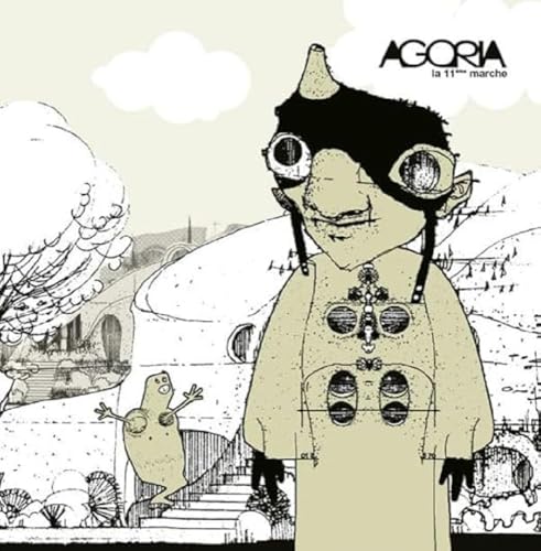 Sketch-like album cover featuring a figure with goggles and a small creature.