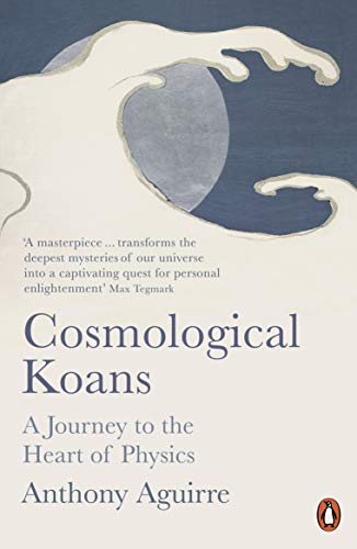 Book cover: “Cosmological Koans” with abstract wave and moon imagery.