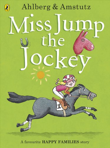 Book cover: jockey riding a horse with a floating pink nose.