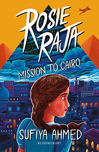 Book cover featuring a girl with a braid against a stylized Cairo city skyline.