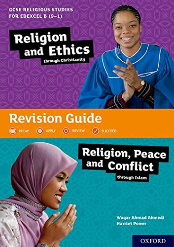 Revision guide cover featuring students and text about Religious Studies.