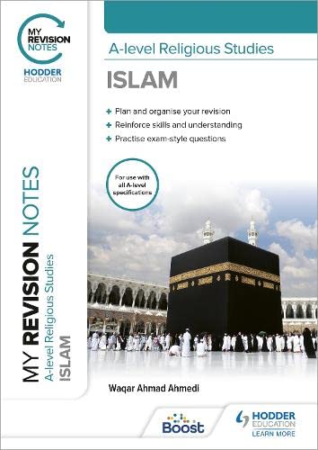 Revision notes book cover for A-level Religious Studies Islam, with the Kaaba.