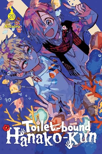 Manga cover featuring two characters underwater surrounded by colorful fish and coral reefs.