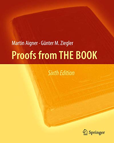 Book cover with orange and red tones, titled "Proofs from THE BOOK".