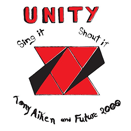 CD cover with red text "UNITY" and abstract geometric design.